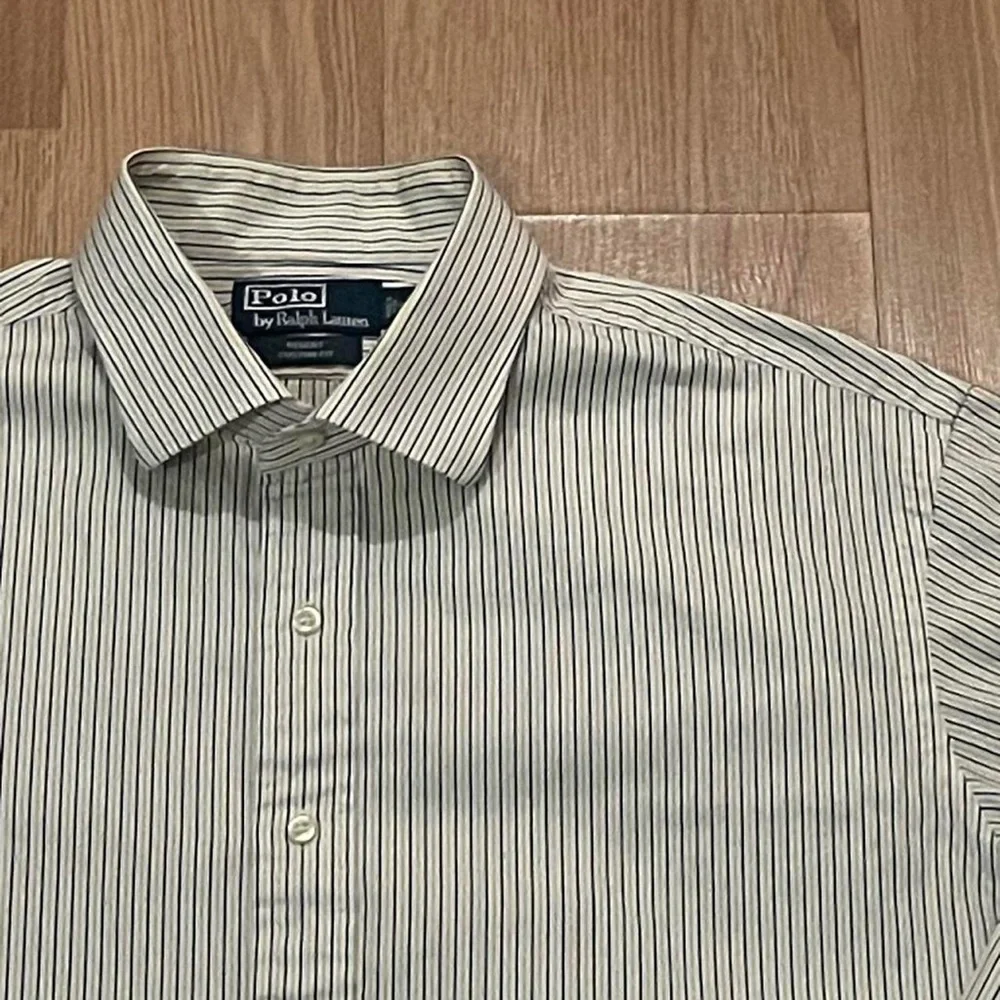 Polo Ralph Lauren Men’s 18x36/37 Long Sleeve Button Shirt Yellow Regent Custom